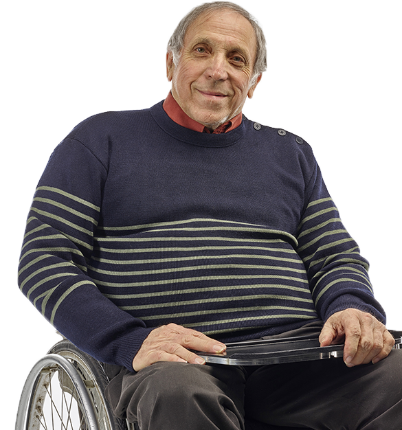Robert Benoit Motorisation légère fauteuil roulant manuel assistance mobilité